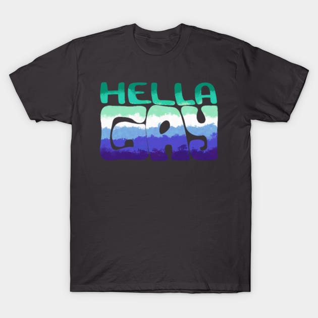 hella gay- achillean colors T-Shirt by tristin's hut